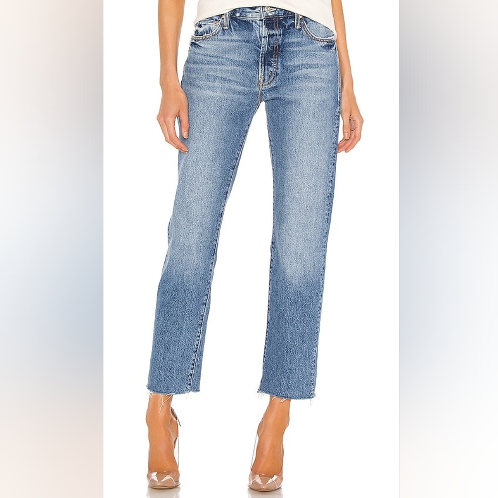 MOTHER Jeans - Scrapper Cuff Ankle Fray, Take Me Higher
